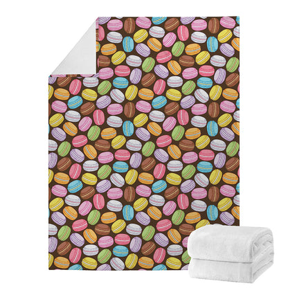 Colorful Macarons Pattern Print Blanket