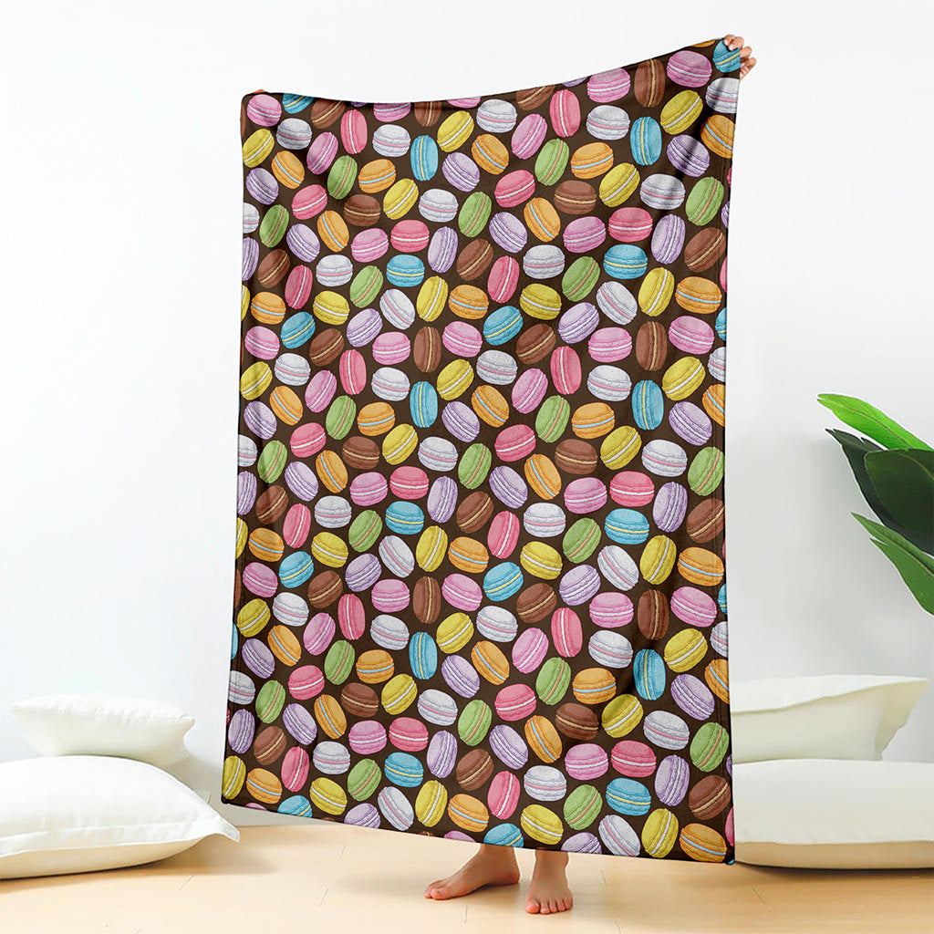 Colorful Macarons Pattern Print Blanket