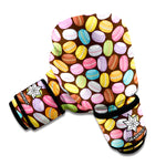 Colorful Macarons Pattern Print Boxing Gloves
