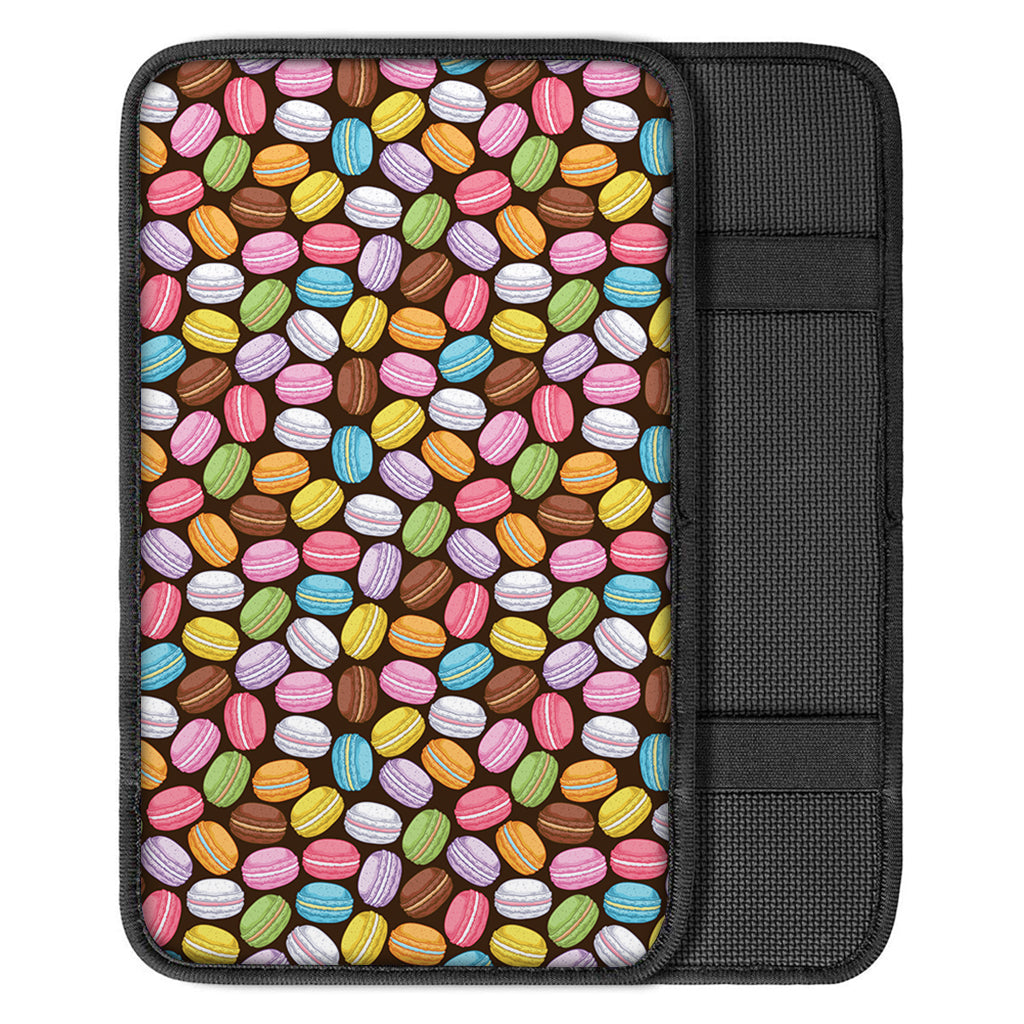 Colorful Macarons Pattern Print Car Center Console Cover