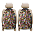 Colorful Macarons Pattern Print Car Seat Organizers