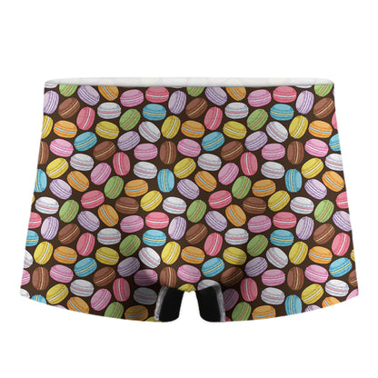 Colorful Macarons Pattern Print Men's Boxer Briefs