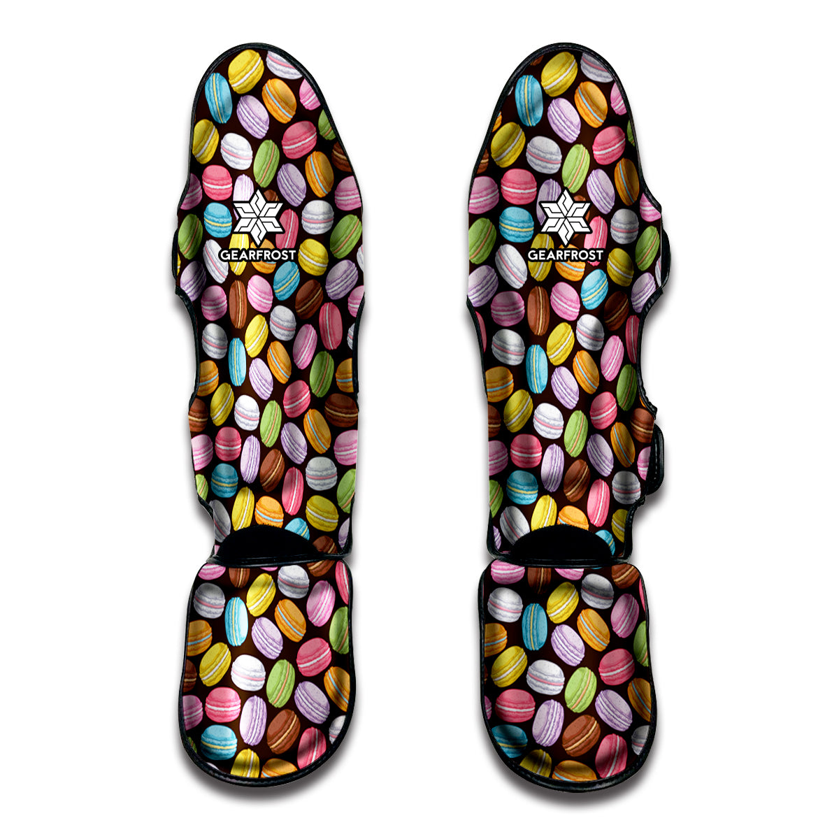 Colorful Macarons Pattern Print Muay Thai Shin Guard
