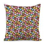 Colorful Macarons Pattern Print Pillow Cover