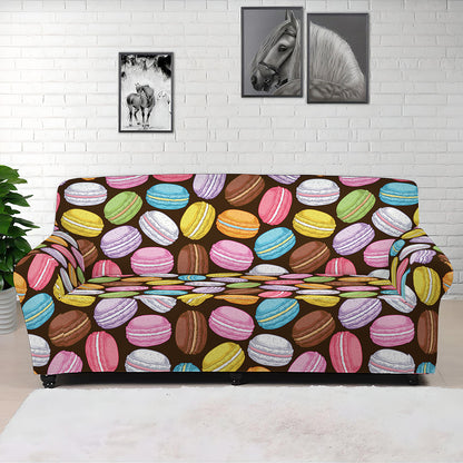 Colorful Macarons Pattern Print Sofa Cover