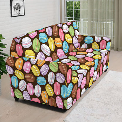 Colorful Macarons Pattern Print Sofa Cover