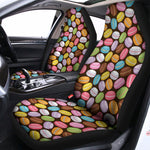 Colorful Macarons Pattern Print Universal Fit Car Seat Covers