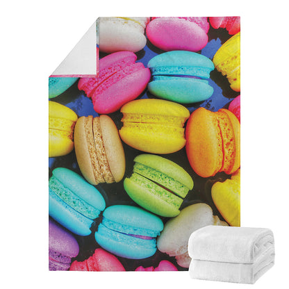Colorful Macarons Print Blanket
