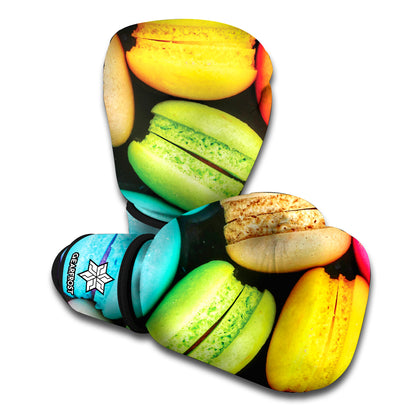 Colorful Macarons Print Boxing Gloves