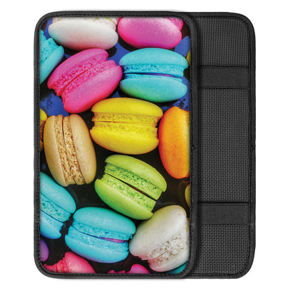 Colorful Macarons Print Car Center Console Cover