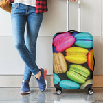 Colorful Macarons Print Luggage Cover