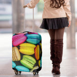 Colorful Macarons Print Luggage Cover