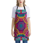 Colorful Mandala Bohemian Pattern Print Apron