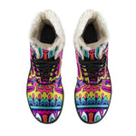 Colorful Mandala Bohemian Pattern Print Comfy Boots GearFrost
