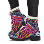 Colorful Mandala Bohemian Pattern Print Comfy Boots GearFrost