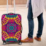 Colorful Mandala Bohemian Pattern Print Luggage Cover GearFrost