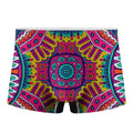 Colorful Mandala Bohemian Pattern Print Men's Boxer Briefs
