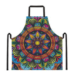 Colorful Mandala Print Apron