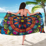 Colorful Mandala Print Beach Sarong Wrap