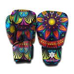 Colorful Mandala Print Boxing Gloves