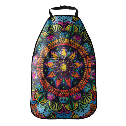 Colorful Mandala Print Car Seat Organizers