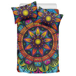 Colorful Mandala Print Duvet Cover Bedding Set