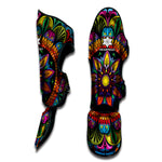 Colorful Mandala Print Muay Thai Shin Guard