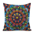 Colorful Mandala Print Pillow Cover