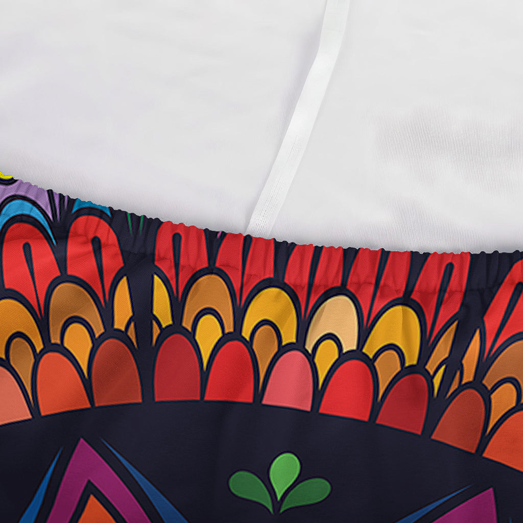 Colorful Mandala Print Sofa Cover