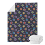 Colorful Maya Pattern Print Blanket