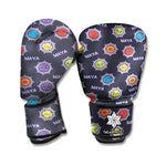 Colorful Maya Pattern Print Boxing Gloves