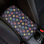 Colorful Maya Pattern Print Car Center Console Cover