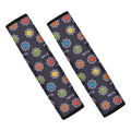Colorful Maya Pattern Print Car Seat Belt Covers