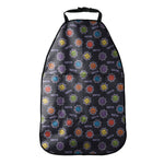 Colorful Maya Pattern Print Car Seat Organizers