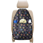 Colorful Maya Pattern Print Car Seat Organizers