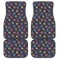 Colorful Maya Pattern Print Front and Back Car Floor Mats