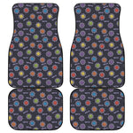 Colorful Maya Pattern Print Front and Back Car Floor Mats