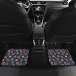 Colorful Maya Pattern Print Front and Back Car Floor Mats