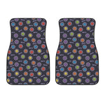 Colorful Maya Pattern Print Front Car Floor Mats