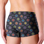 Colorful Maya Pattern Print Men's Boxer Briefs