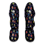 Colorful Maya Pattern Print Muay Thai Shin Guard