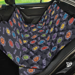 Colorful Maya Pattern Print Pet Car Back Seat Cover