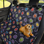 Colorful Maya Pattern Print Pet Car Back Seat Cover
