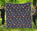 Colorful Maya Pattern Print Quilt