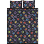 Colorful Maya Pattern Print Quilt Bed Set