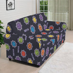 Colorful Maya Pattern Print Sofa Cover
