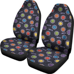 Colorful Maya Pattern Print Universal Fit Car Seat Covers