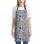 Colorful Medical Pattern Print Apron