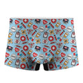 Colorful Medical Pattern Print Men's Boxer Briefs