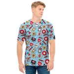 Colorful Medical Pattern Print Men's T-Shirt
